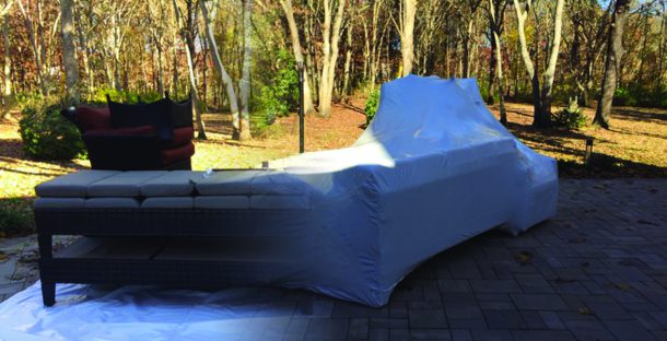 shrink wrap outdoor furniture